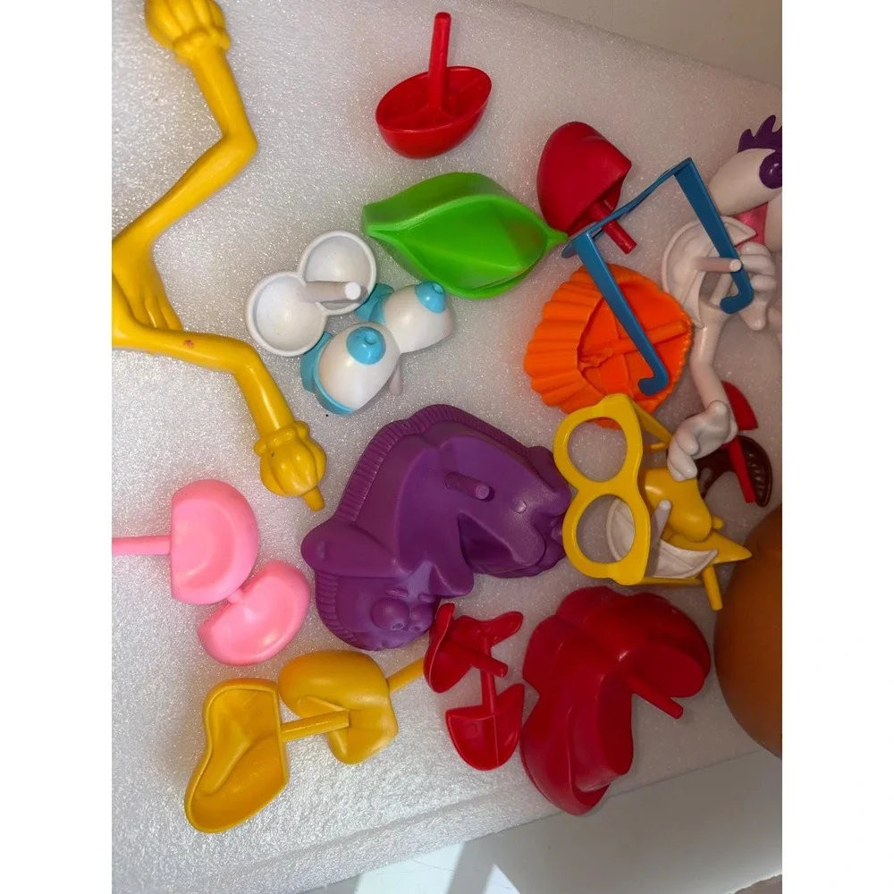 Vintage Playskool Silly Suitcase Mr. & Mrs. Potato Head Parts Lot